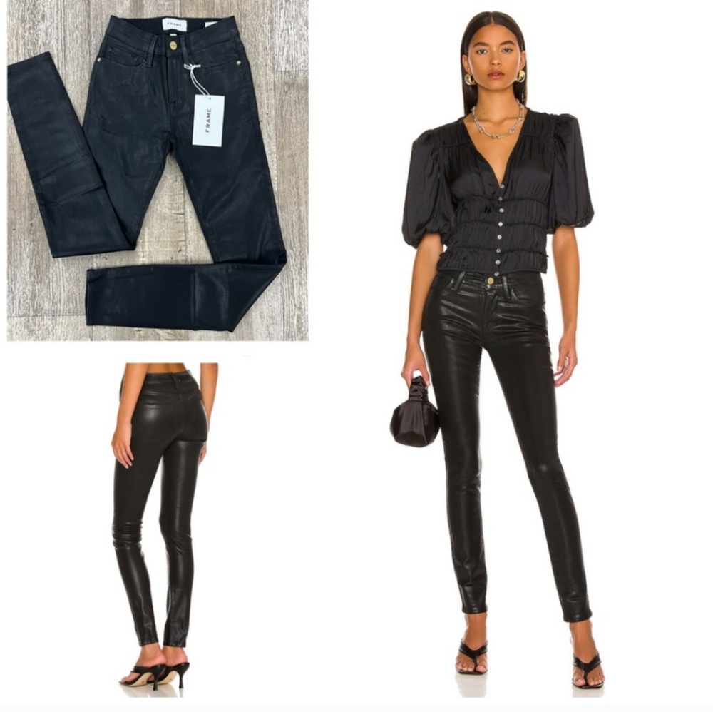 Frame Denim Women's Skinny Jeans - Black